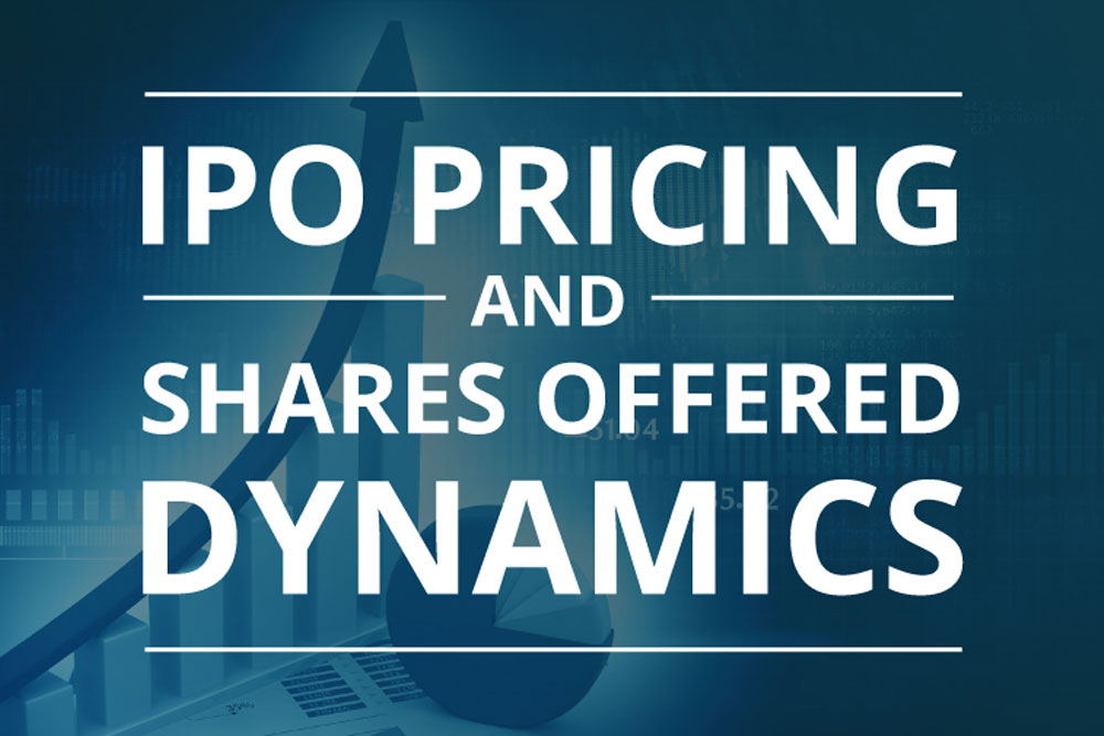 Dinâmica de preços de IPO e ações oferecidas